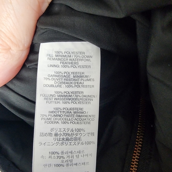 J Crew Black Quilted Puffer Vest with Down and Feather Filling Size XXS - Picture 5 of 7